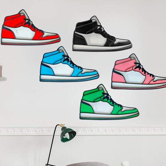 Throwback Sneaker Shoe Wooden Wall Decor - Picture 4 of 5